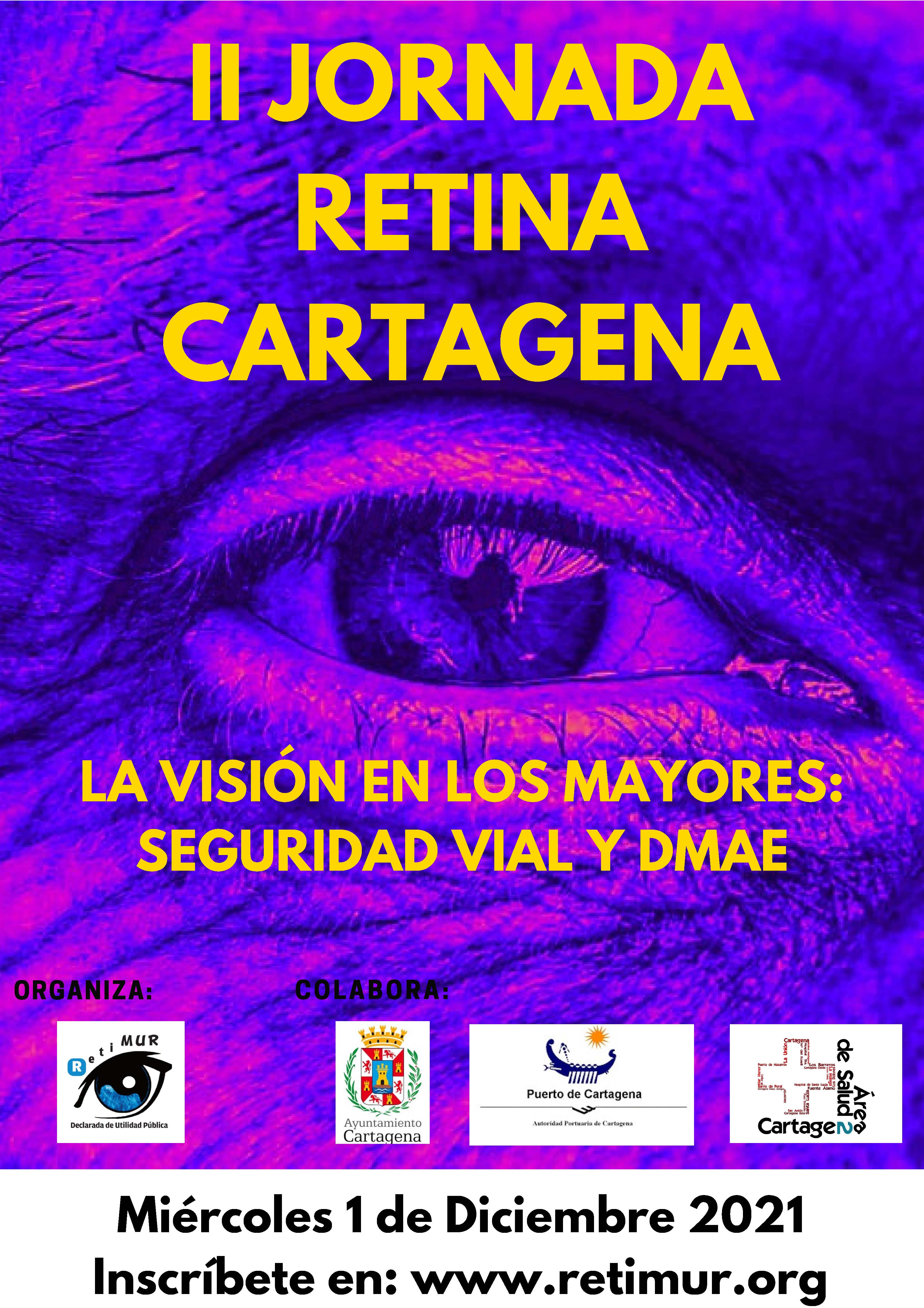 Cartel II Jornada Retina Cartagena