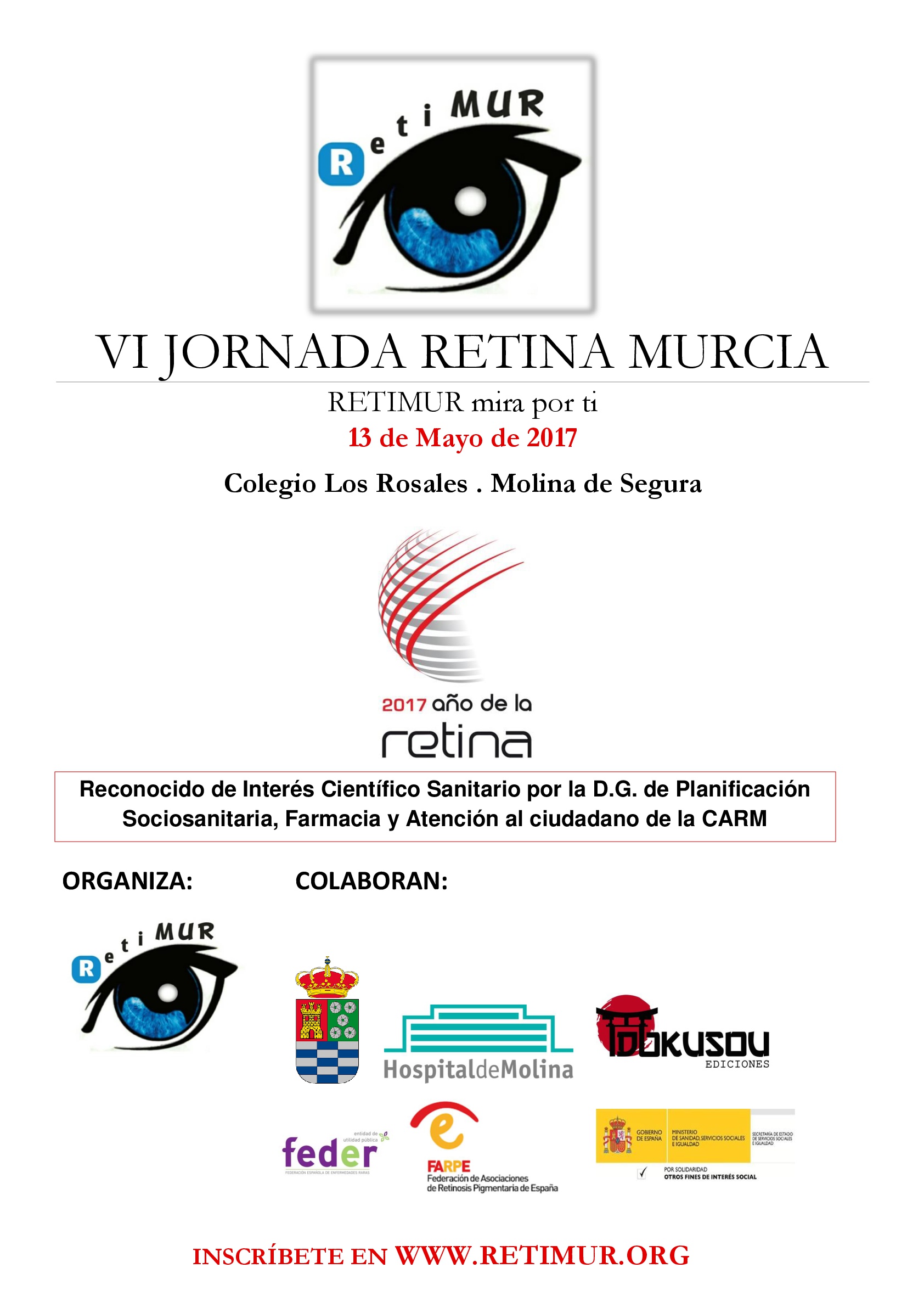 Cartel VI Jornada Retina Murcia